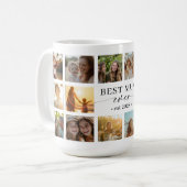 Best Mum Ever Photo Collage Mug Gift コーヒーマグカップ (正面左)