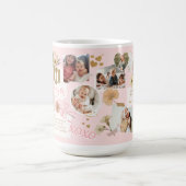 Best Mum Ever Scrapbook Photo Collage Gift for Mum コーヒーマグカップ (中央)