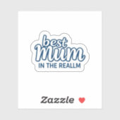 Best Mum in the Realm Aesthetic Fantasy シール (シート)