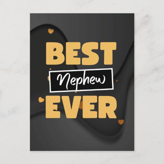 Best nephew ever ポストカード (正面)