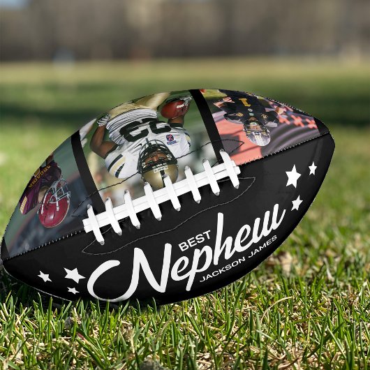 Best Nephew Photo Collage Football アメリカンフットボール