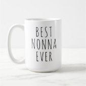 Best Nonna Ever Mug Italian Grandmother Gift コーヒーマグカップ (左)