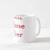Best nurse ever medical professional paramedical d コーヒーマグカップ (正面右)