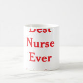 Best nurse ever medical professional paramedical d コーヒーマグカップ (中央)