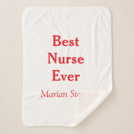 Best nurse ever medical professional paramedical d シェルパブランケット