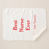 Best nurse ever medical professional paramedical d シェルパブランケット (正面(横))