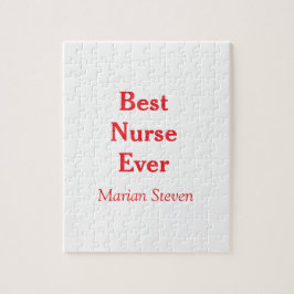 Best nurse ever medical professional paramedical d ジグソーパズル