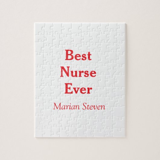 Best nurse ever medical professional paramedical d ジグソーパズル (縦)