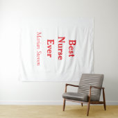 Best nurse ever medical professional paramedical d タペストリー (インサイチュ(横))