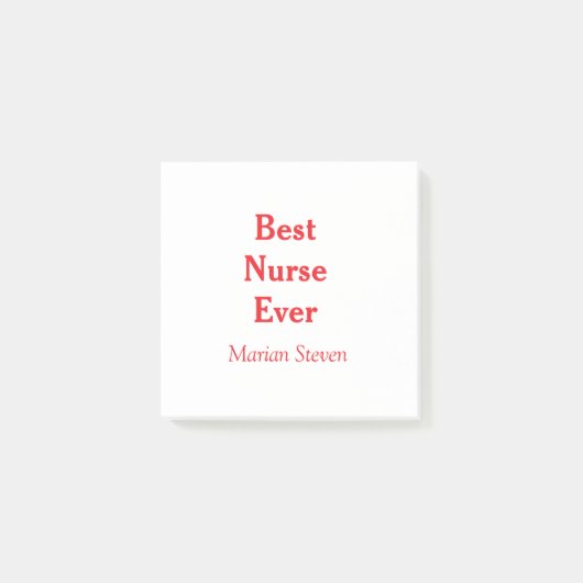 Best nurse ever medical professional paramedical d ポストイット (正面)