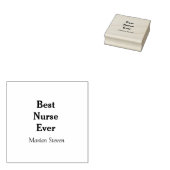 Best nurse ever medical professional paramedical d ラバースタンプ (押印)