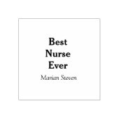Best nurse ever medical professional paramedical d ラバースタンプ (インプリント)