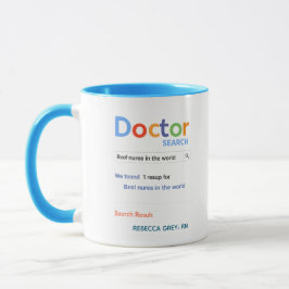 Best Nurse in the World Personalized Mug マグカップ