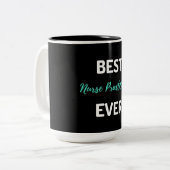 Best Nurse Practitioner ツートーンマグカップ (正面左)