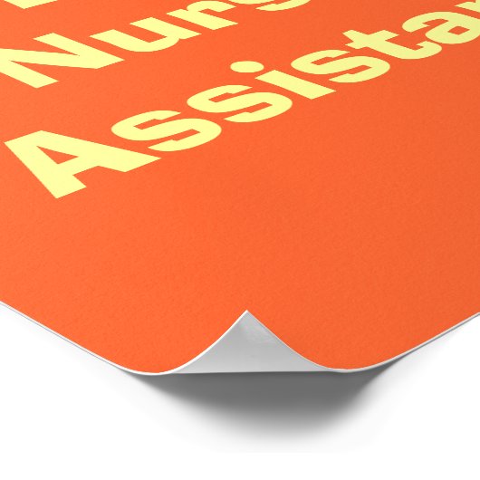 Best Nursing Assistants posters Celebration June ポスター (角)