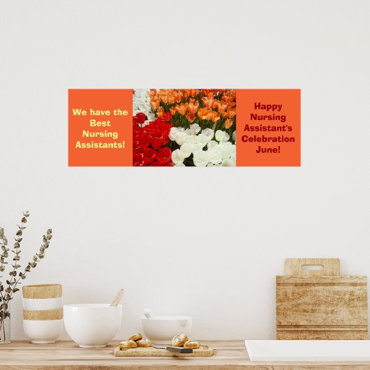 Best Nursing Assistants posters Celebration June ポスター (キッチン)