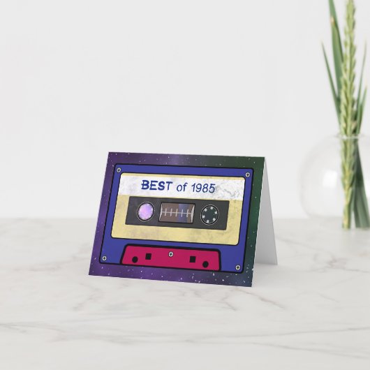 Best of 1985 Cassette Birthday Anniversary シーズンカード (正面)