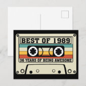 Best of 1989 36 years of being awesome シーズンポストカード (正面/裏面)