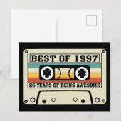 Best of 1997 26 years of being awesome シーズンポストカード (正面/裏面)