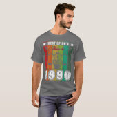 Best Of 90s Born In 1990 Classic Motorcycle friend Tシャツ (正面フル)