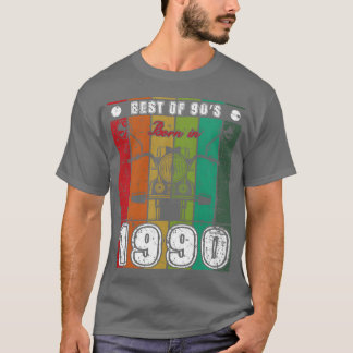Best Of 90s Born In 1990 Classic Motorcycle friend Tシャツ