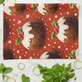 Best of Christmas pudding holiday tea towel キッチンタオル (折り畳み)