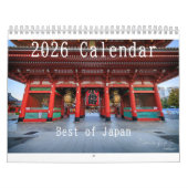 Best of Japan - 2026 Calendar カレンダー (カバー)