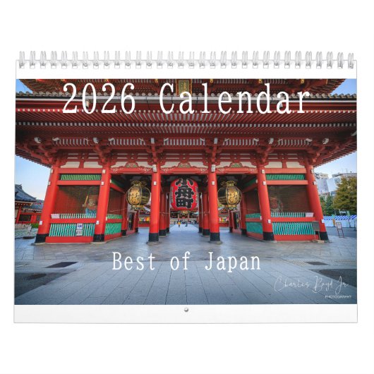 Best of Japan - 2026 Calendar カレンダー (カバー)