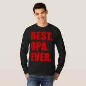 Best Opa Ever German Grandfather Tシャツ (正面フル)