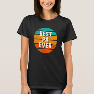Best Pa Ever Retro Vintage Cool  Family Tシャツ