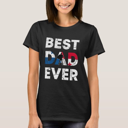 Best Panamanian Dad Ever Panama Daddy Father s Day Tシャツ (正面)