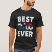 Best Panamanian Dad Ever Panama Daddy Father s Day Tシャツ (正面)