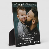 Best Papa Ever Photo 1st Fathers Day フォトプラーク (側面)