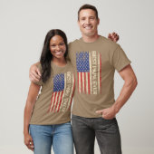 Best Papa Ever US American Flag Gifts For Fathers Tシャツ (ユニセックス)