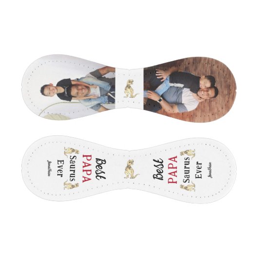 Best Papa Saurus Ever Personalized Photos 野球ボール (パネル)