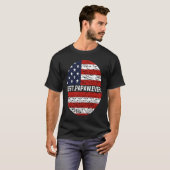 Best Papaw Ever American Flag  2 Tシャツ (正面フル)