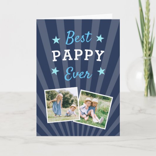 Best Pappy Ever | Father's Day Photo カード (正面)