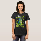 Best Parakeet Dad Ever Cute Parakeet Bird Costume Tシャツ (正面フル)