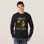 Best Parrot Dad I Yellow sided Green Cheek Conure Tシャツ (正面フル)