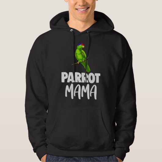 Best Parrot Mama  Women  Pet パーカ (正面)