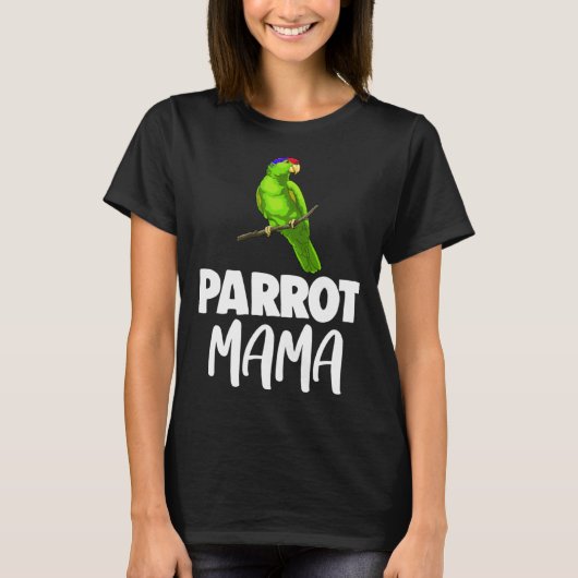 Best Parrot Mama  Women  Pet Tシャツ (正面)