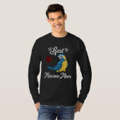 Best Parrot Mom I Blue throated Macaw Tシャツ (正面フル)