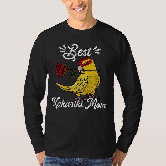 Best Parrot Mom I Yellow Lutino Kakariki Tシャツ (正面)