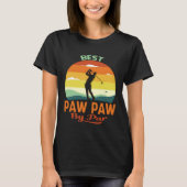 Best Paw Paw By Par Father s Day Golf Tシャツ (正面)