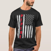 Best Pepere Ever US Flag For Stepdad Fatheru2019s  Tシャツ (正面)