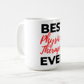 Best Physical Therapist Ever 2 コーヒーマグカップ (正面左)