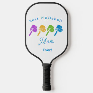 Best Pickleball Mom Ever Paddles & Balls Design ピックルボールラケット