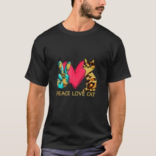 Best Piece Love Cat Mom Forever Ee For Women Cat D Tシャツ (正面)