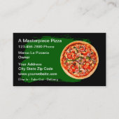 Best Pizza Shop Business Cards 名刺 (正面)
