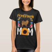 Best Pomeranian Mom Ever Tシャツ (正面)